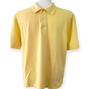 IZOD Polo Shirt In Vibrant Yellow Size XXL